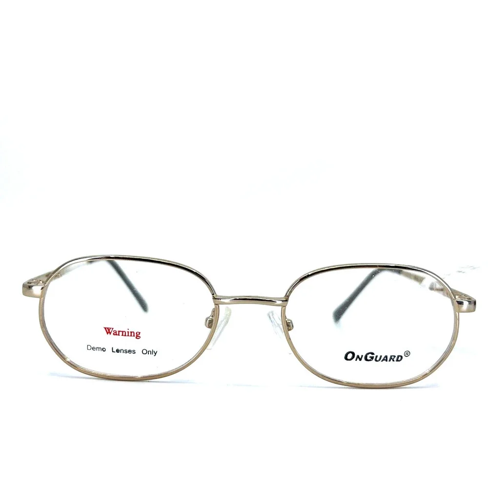 OnGuard OG085 W/Skull Gold Round Full Rim Eyeglasses Frames 52[]19 140 mm